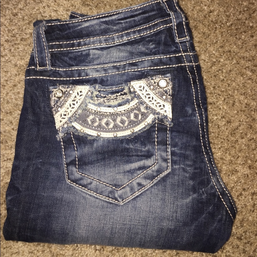 Miss me signature boot cut jeans