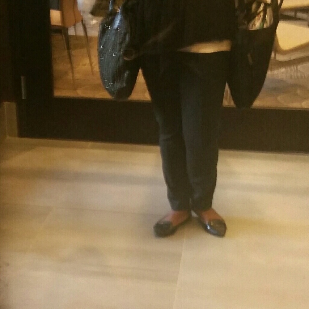 Dark green, slim fit work pants