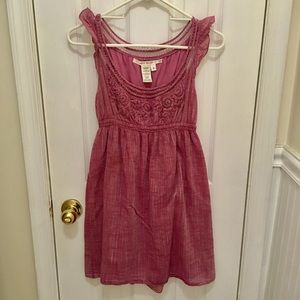 Pink cap-sleeved sundress by Max Studio