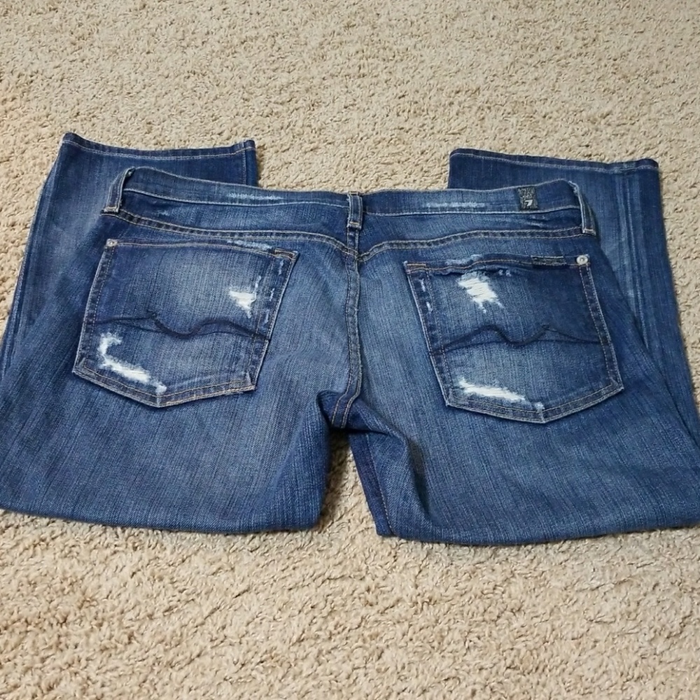 7 for all Mankind Josephina skinny crop 28