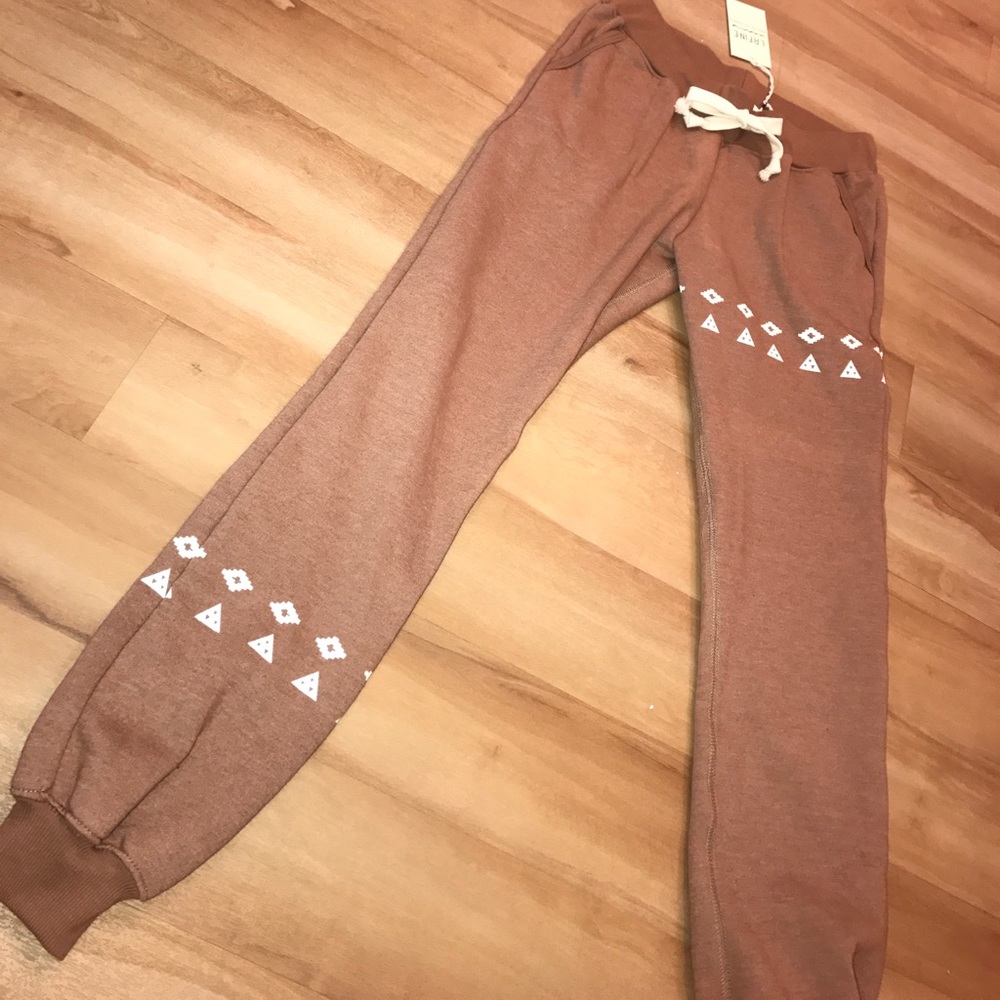 BRAND NEW TRIBAL PRINT SWEATPANTS SIZE SMALL