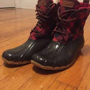 Flannel lined Sperry winter boots
