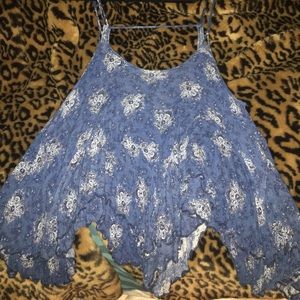 Free people backless tank top