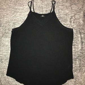 Black flowy spaghetti strap top