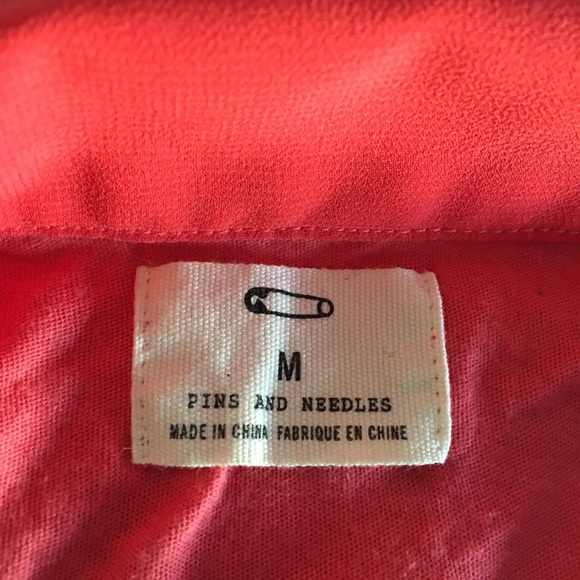 Urban Outfitters Coral Top Size M - Picture 4 of 5