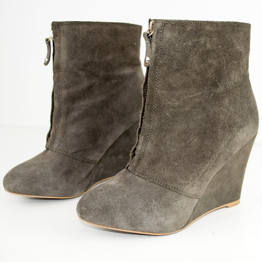Zara wedge booties