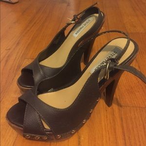 Steven Madden Tumbled heels, 6.5