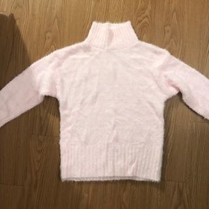 Light pink fuzzy sweater