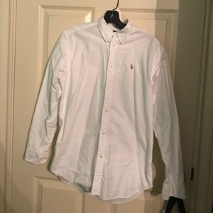 Women's white button down