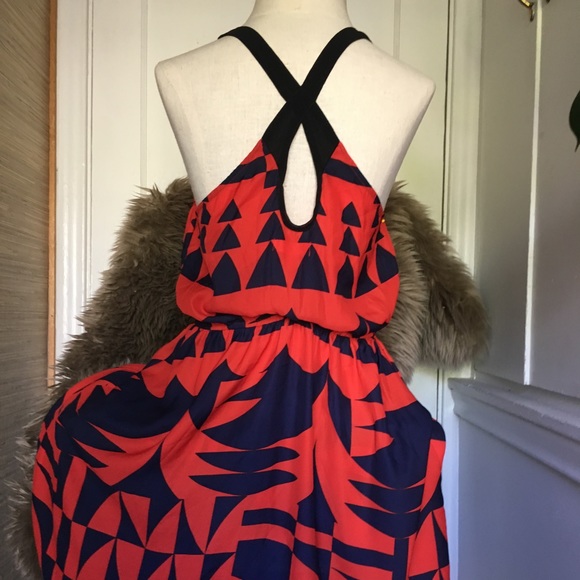 Urban Outfitters Geometric Dress Size L - Picture 3 of 4