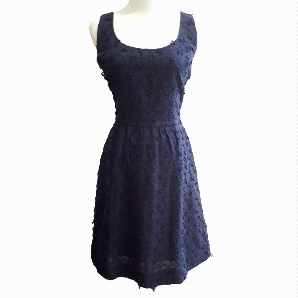 Vineyard Vines Nautical Scallop Fit N Flare Dress