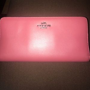 Coach Madison leather skinny wallet