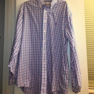 Brooks Brothers Purple/Blue Button Up (Large)