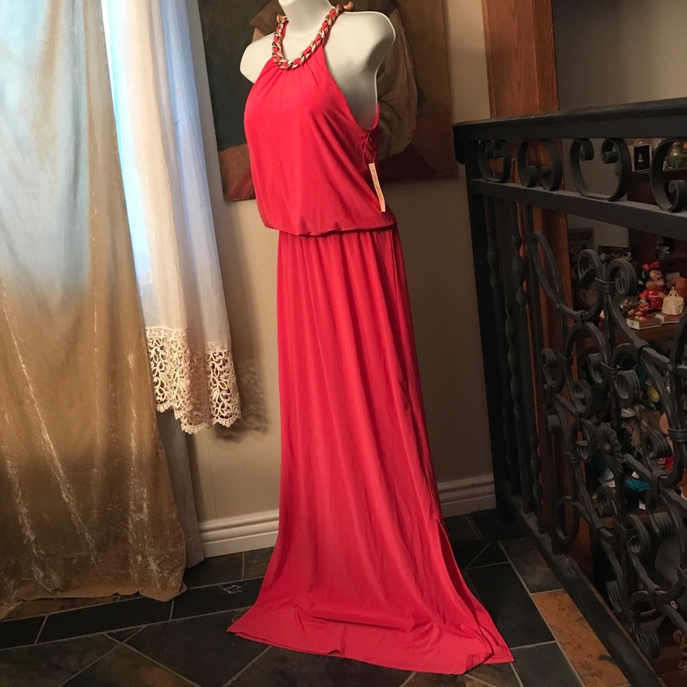 Prelude maxi dress S watermelon NWT