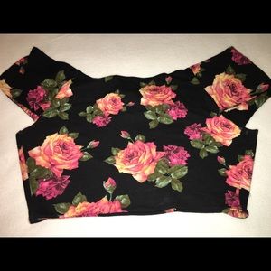 Floral crop top