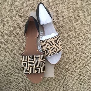 Brand New Madewell Leather Thea Sandal Flats