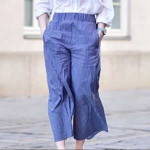 Zara striped pants