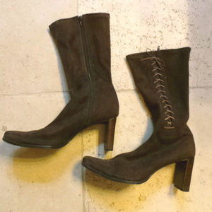 PESARO  faux suede boots.