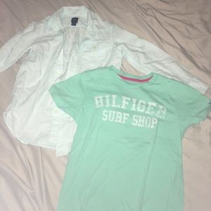 Mint Bundle: Gap Boys Button Down & Tommy H Tee