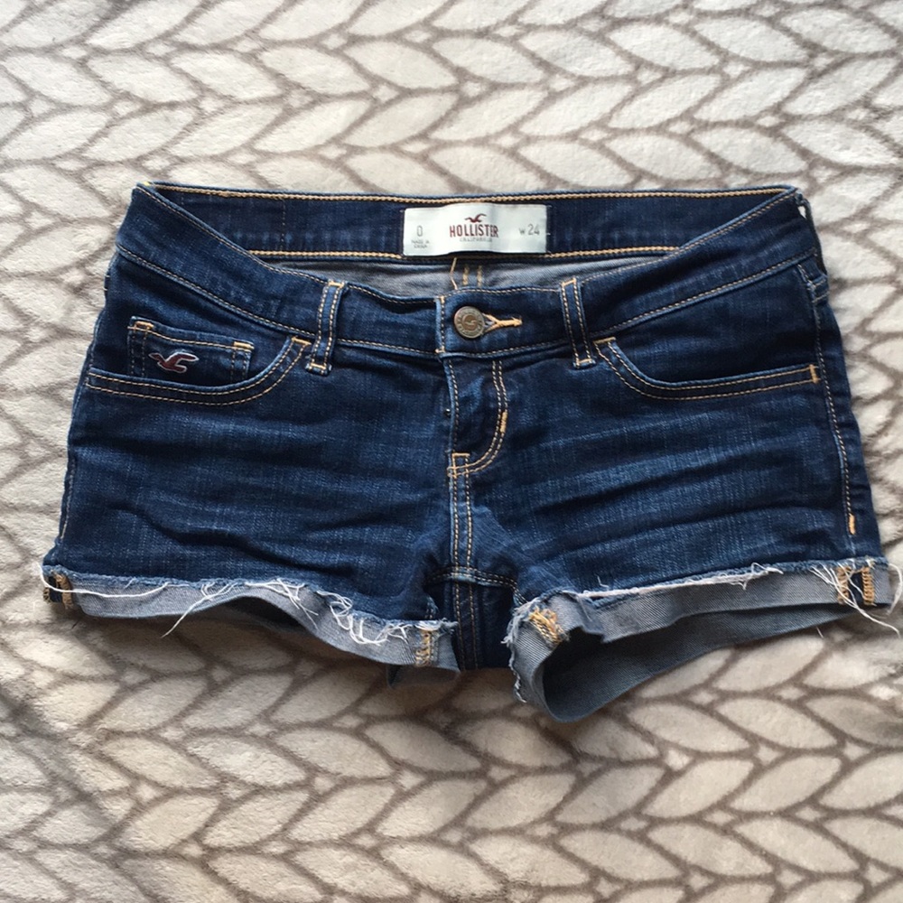 hollister low rise shorts