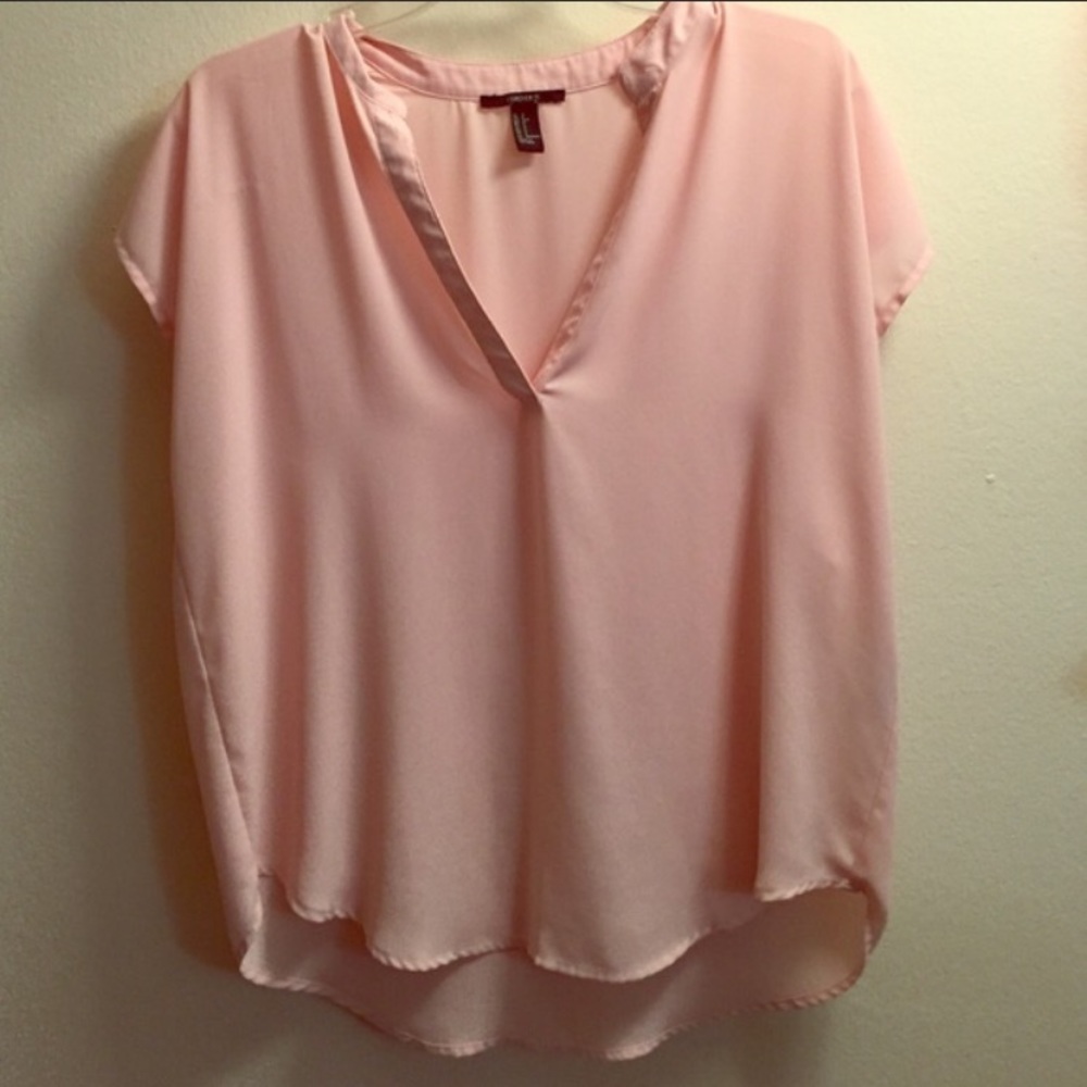 Forever 21 blush pink top