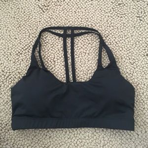 Montiel Teardrop Sports Bra Black Small
