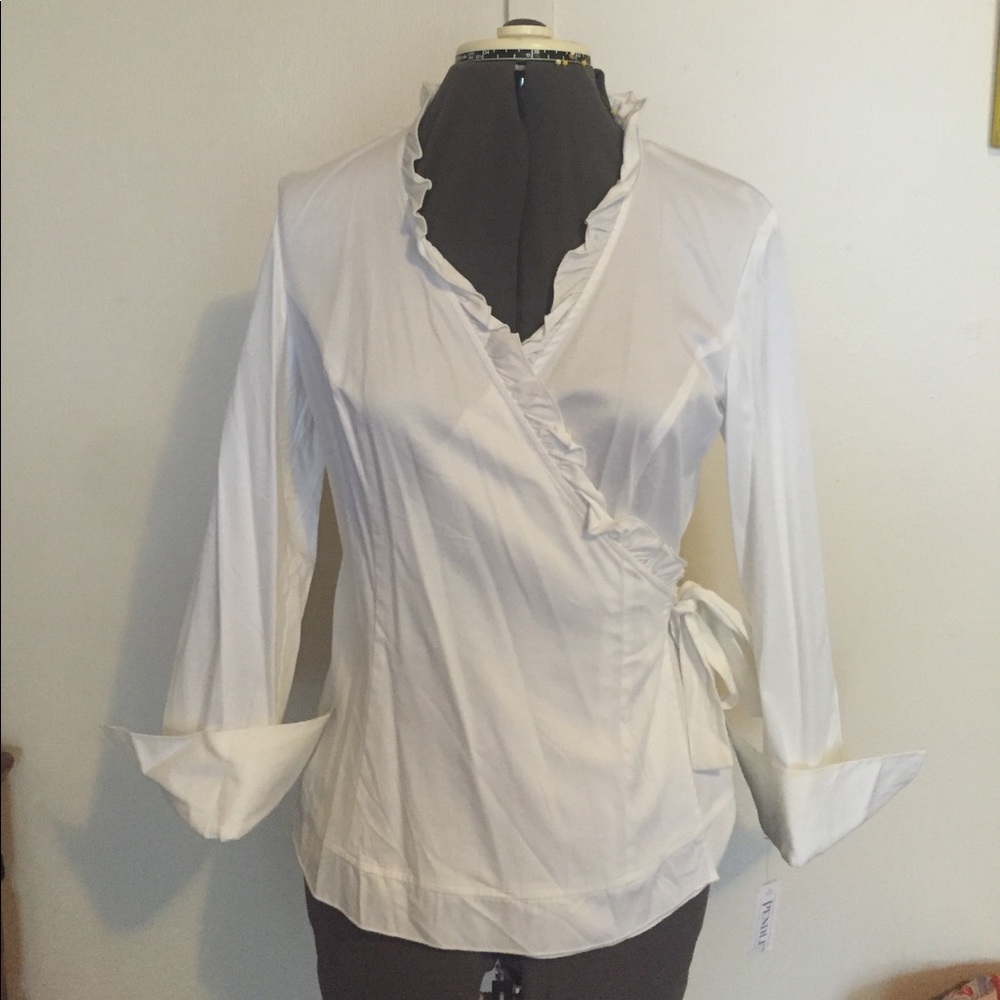 Pendleton wrap top