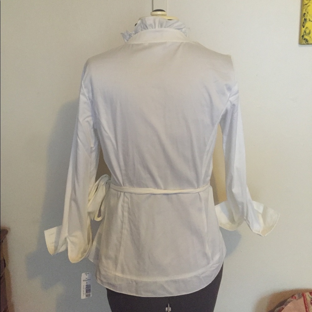 Pendleton wrap top - Picture 3 of 4