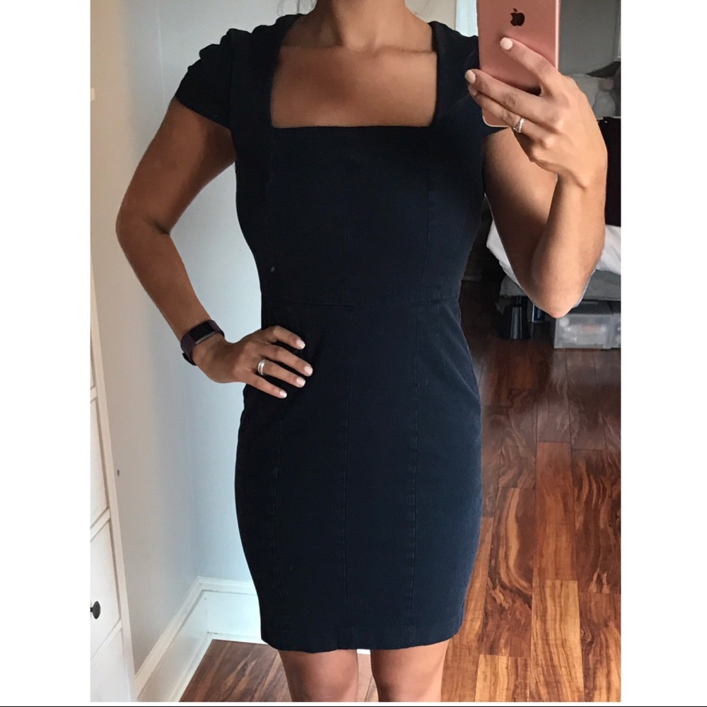 Banana Republic perfect navy fall work dress