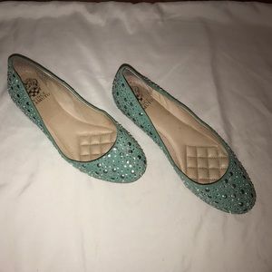 Vince Camuto Tiffany blue flats