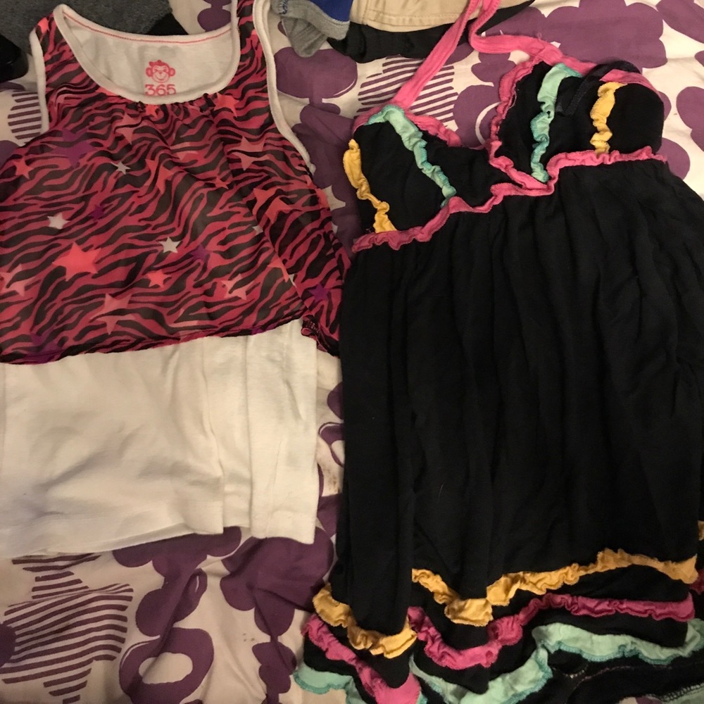 Girls tank top and dress