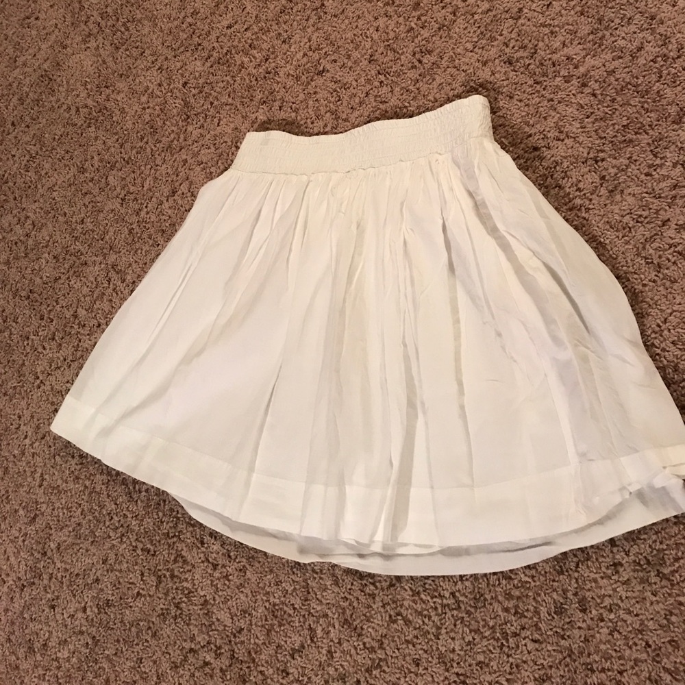 White skirt