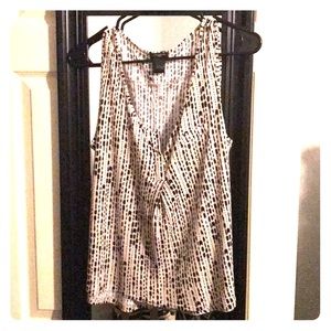 Ann Taylor large petite flowy dress tank