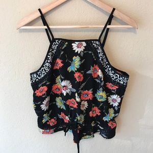 Patterned Crop Top