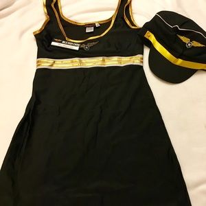 Halloween mile high captain outfit