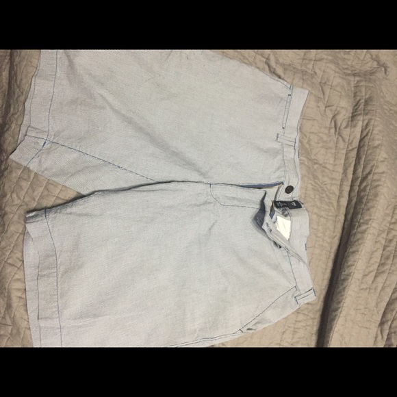 Gap Size 33 Blue Stripe Shorts - Picture 2 of 4