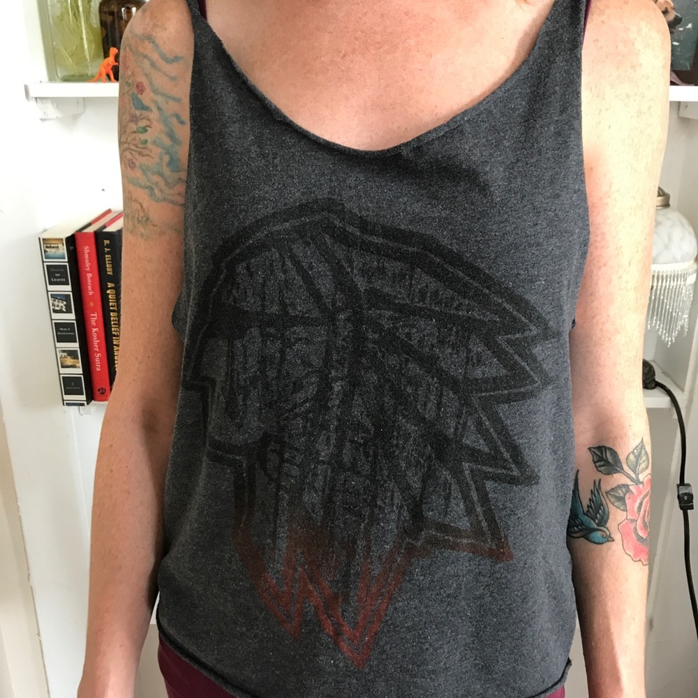 Hand Printed Tank - Picture 3 of 4