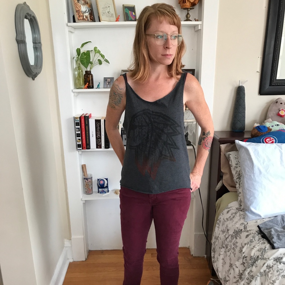 Hand Printed Tank