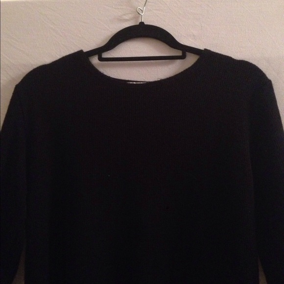 Baxter wells black boxy sweater - Picture 2 of 2