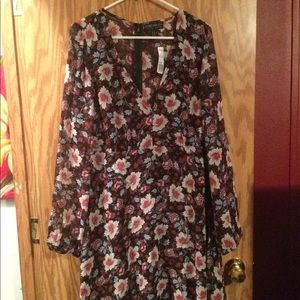 Gorgeous deep v neck dress