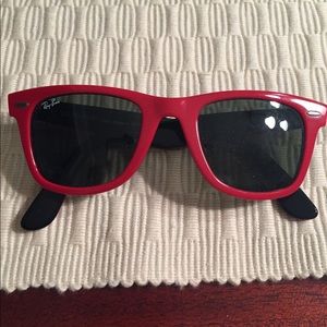 Rayban Waydarers - red