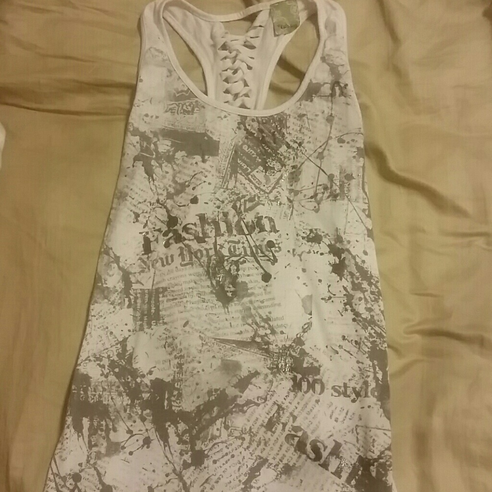 White tank top