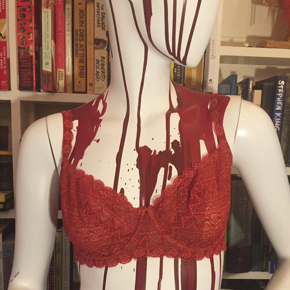 Rust-Colored Lace COSABELLA Bra 🐙