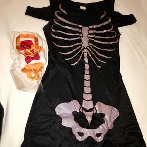 Halloween bone girl costume