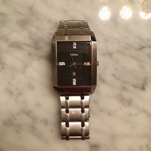Men's Silver Fossil Watch
