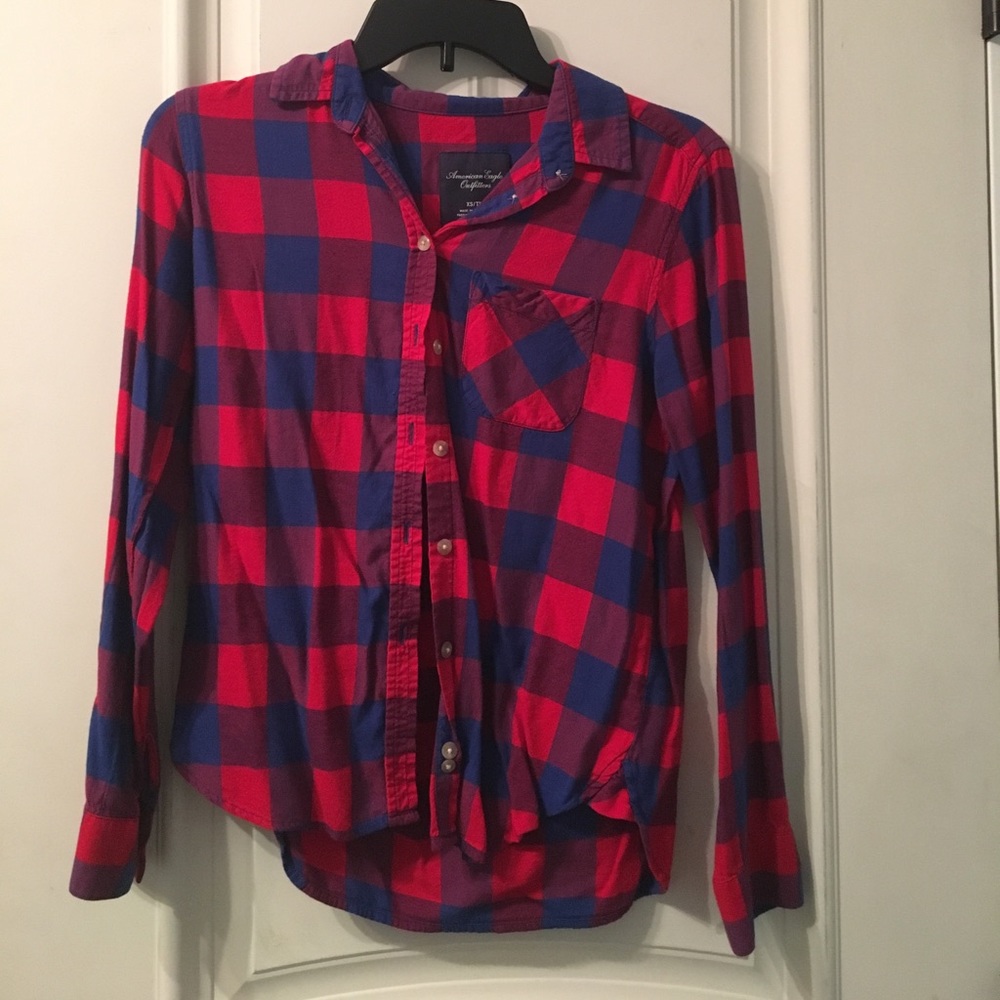 American Eagle Outfitters plaid shirt