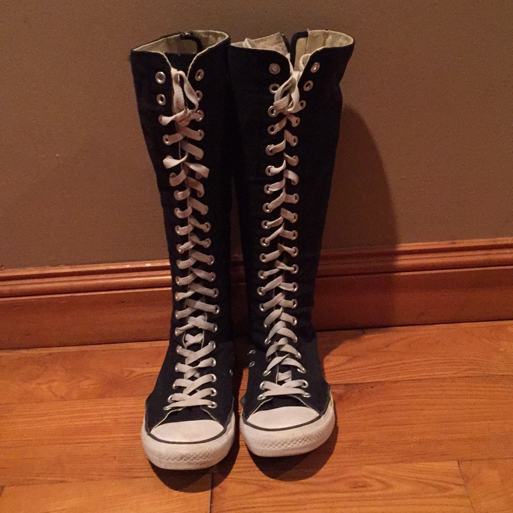 Knee high Converse