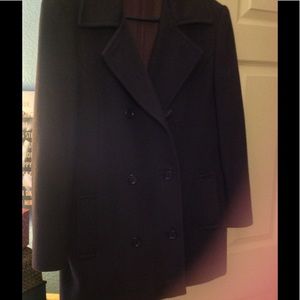 Pea coat chocolate brown.Size 10 Bromley