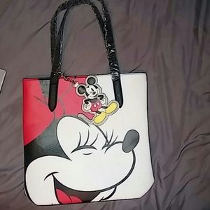 Mickey & Minnie Mouse Purse w/ Wallet