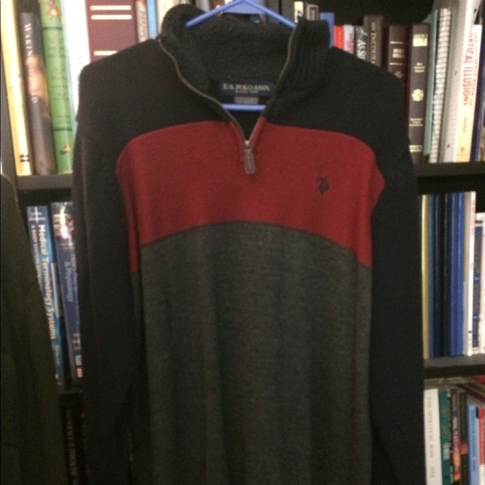 Men's Ralph Lauren 3/4 zip pullover sweater